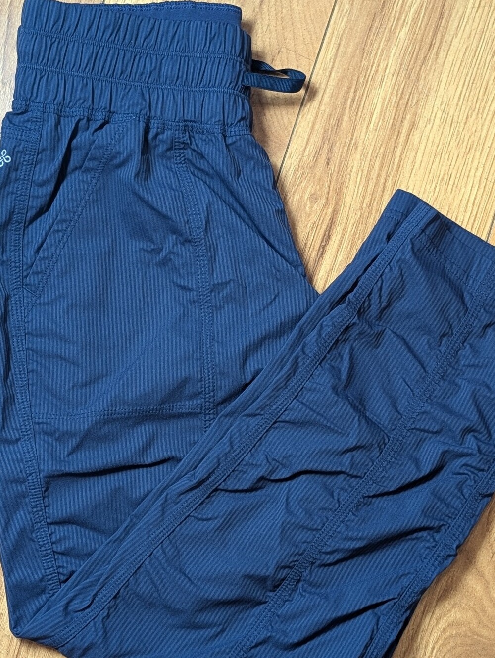 ​Shambhala Women's XS Nylon Work Pants Navy Blue Casual Hiking Travel Athleisure
